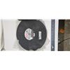 Image 2 : 4 saw cutting wheels and Delco machinery 14" abrasive cut off saw