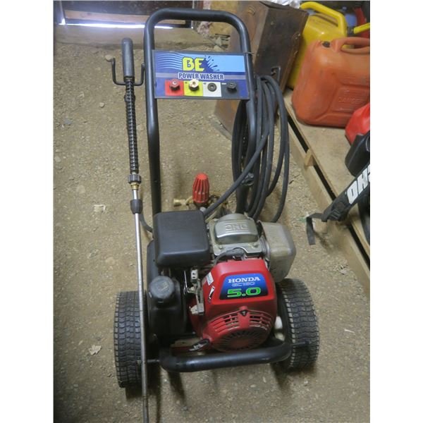 BE power washer Honda GC160 5.0 engine