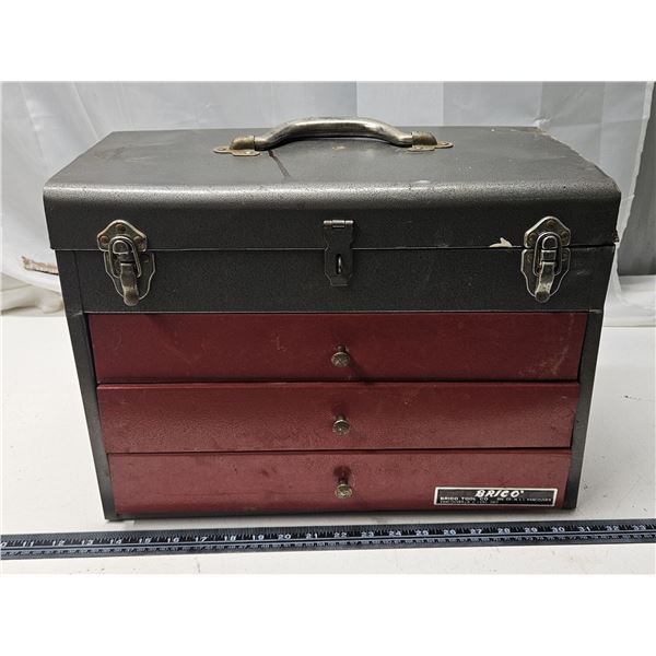 tool box 3 drawers and top tray