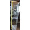 Image 1 : glass display case 63"h x 15.5"w x 13.5"L