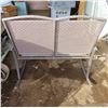Image 2 : rocking patio 2 seat chair 40"h x 41 1/4"w
