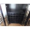 Image 2 : double glass door wine cabinet 41 1/4"h x 31 1/2"w