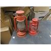 Image 3 : two vintage oil lanterns