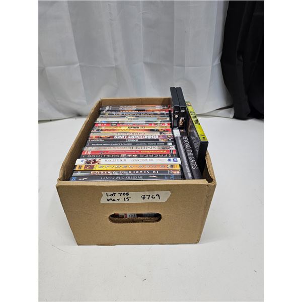 Box of DVDs