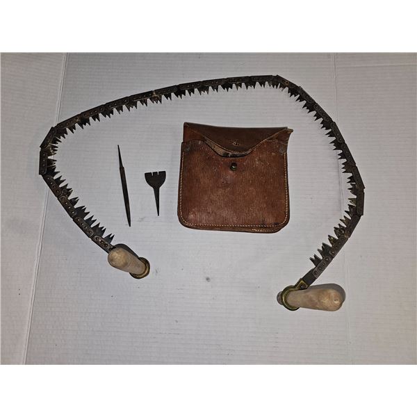 WW2 Complete Folding Saw Set. Dated 1943