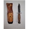 Image 4 : Vintage Ontario 10/76 pilot survival knife with original leather sheath