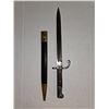 Image 7 : Antique Pre WWII German 98K Mauser Bayonet w/ Hooked Quillon and Matching Leather & Brass Scabbard