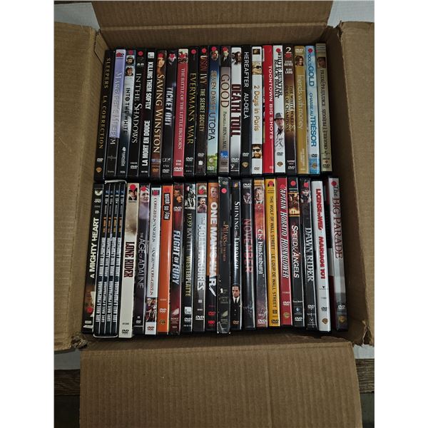 Box of DVDs