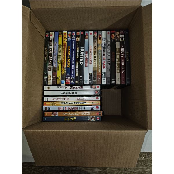 Box of DVDs