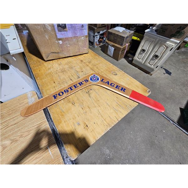 Foster's Lager Mancave Boomerang