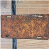 Image 2 : licence plate Sask rusted 5 digit