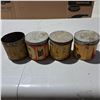 Image 3 : 4 tobacco tins various names