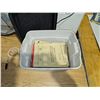 Image 1 : Bin of Military Manuals