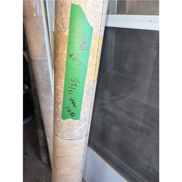 roll of linoleum - 95-1/2"W