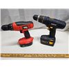 Image 1 : 2x Cordless Power Drills