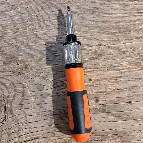 orange multi screw driver