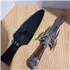 Image 1 : Dagger blunt sides with a sharp end and plastic handle