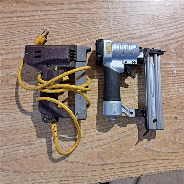 2 nail guns 1 corded