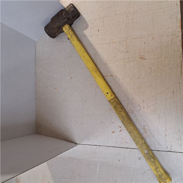 Yellow sledge hammer