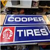 Image 1 : Cooper tire sign 70.5"L by 28.75" H