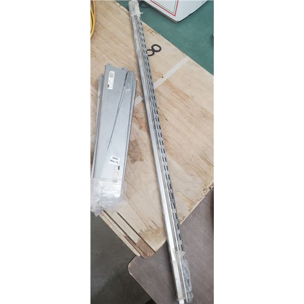 5x shelf braces, and 14x 18.5" twin track rails