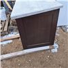 Image 2 : brown cabinet with counter top 25"L-42"W-36"H