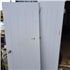 Image 1 : 2 white doors 80"H by 32" W
