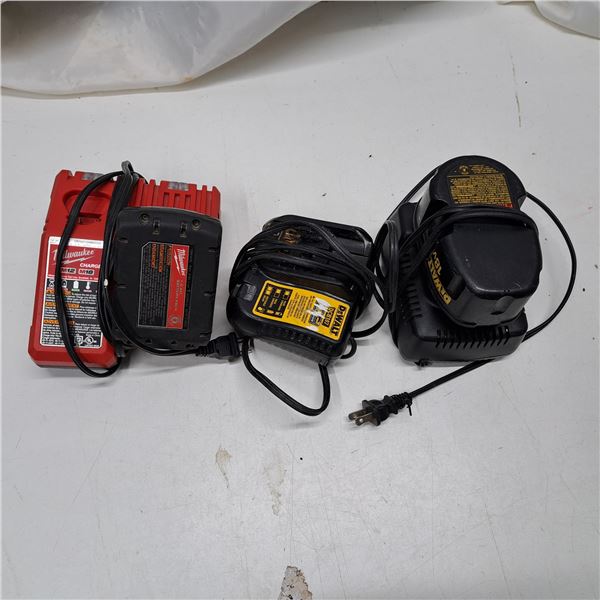 3 charger and 2 batteries