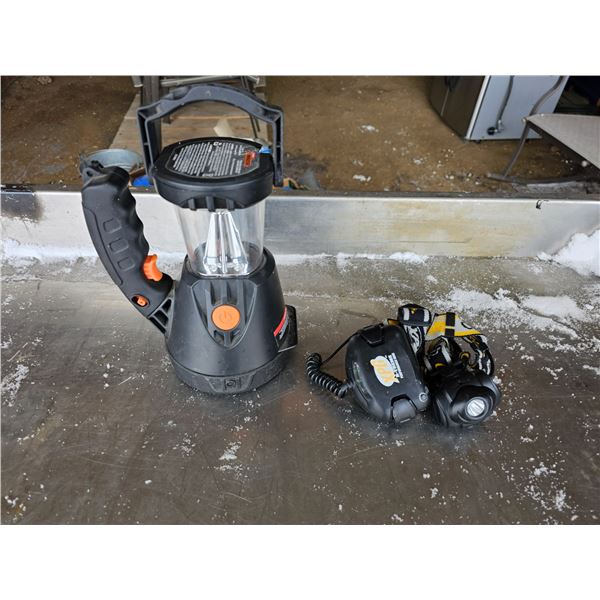 2 n 1 Motomaster Spotlight/Lantern & XPG Headlamp