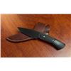 Image 1 : RUSSELL & MARY EDITH STACY: Bradshaw C&R Fixed Blade Knife with Leather Sheath