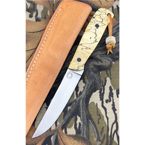 CRAIG DIXON: Gene Ingham Custom Small Boner Fixed Blade Knife with Tamarind Handle