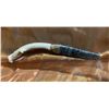 Image 1 : RUSSELL & MARY EDITH STACY: Hand Forged Hunting Knife with Deer Horn Handle