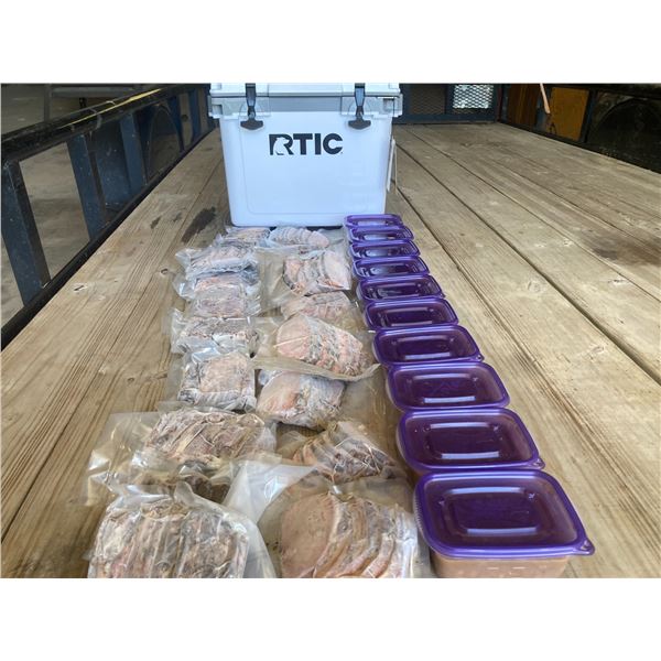 MARK ROSE RANCH SALES: Rose's Pecan Smoked Barbeque Pack & RTIC Ultra Roller Cooler