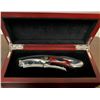 Image 1 : FRIEND OF DSCF: Custom Engraved DSC Sommelier Corkscrew In Wood Box