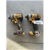 Image 1 : 2 CORDLESS 20V DEWALT IMPACT GUNS, NO BATTERIES