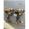 Image 2 : 2 CORDLESS 20V DEWALT IMPACT GUNS, NO BATTERIES