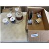 Image 1 : BOX WITH ROLLS OF WIRE