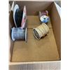 Image 2 : BOX WITH ROLLS OF WIRE