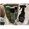 Image 2 : AUTOMOTIVE CLEANERS AND BOX WITH BRUSHES AND MORE