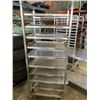 Image 2 : STAINLESS STEEL BAKERS RACK ON WHEELS WITH 10 TRAYS