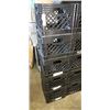 Image 2 : 20 BLACK MILK CRATES