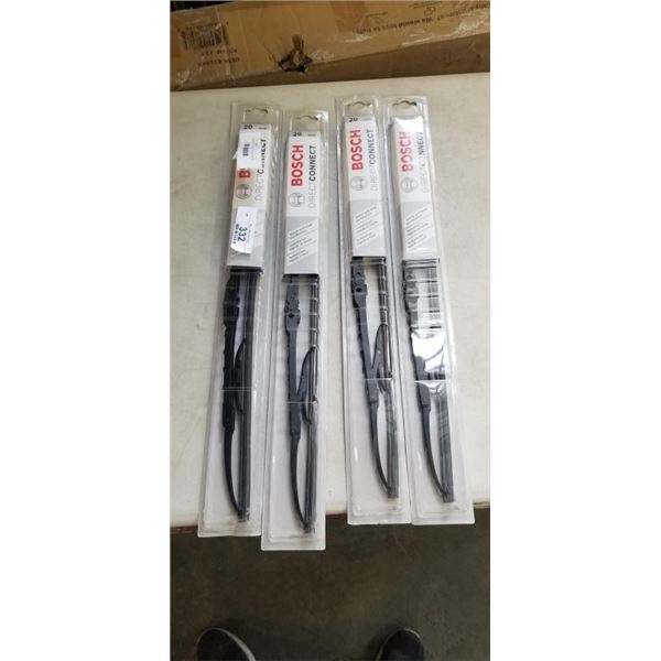4 NEW BOSCH CONNECT 20" WIPER BLADES