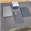 Image 1 : MICROSOFT SURFACE GO TYPE COVER, SAMSUNG TAB A8 BOOK COVER, AND ENERGIZER ULTIMATE WIRELESS CHARGER