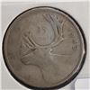 Image 2 : 1943 4 CANADIAN COINS WAR TIME WORLD WAR II 25 CENTS 10 CENTS .800 SILVER PLUS 5 CENTS AND ONE CENT