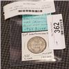 Image 1 : 1908 NEWFOUNDLAND 50 CENT PIECE .925 SILVER EDWARD THE 7TH MINTAGE 160,000