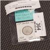 Image 1 : 1909 CANADIAN SILVER  25 CENT KING EDWARD VII .925 SILVER