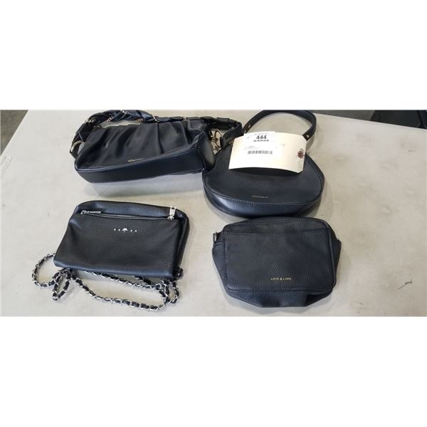 4 LEATHER PURSES