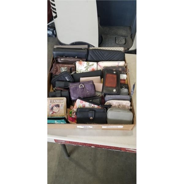 LOT OF ASSORTED LOST PROPERTY WALLETS