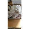 Image 2 : BOX OF 10 PILLOW CASES, 2 CRIB MATTRESS PADS, 2 HEAVY KNITTED BLANKETS, 3 THROW BLANKETS 4' X 5', 2 