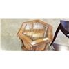 Image 3 : SMALL D TABLE AND VINTAGE END TABLE